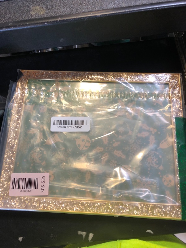 Photo 1 of HIKWADERY 8x10 Picture Frame Glitter, Gold Bling 8 by 10 Photo Frames with HD Real Glass, for Wall or Tabletop Display, Family Friends Wedding Christmas Day Gift (8 x 10, Gold)