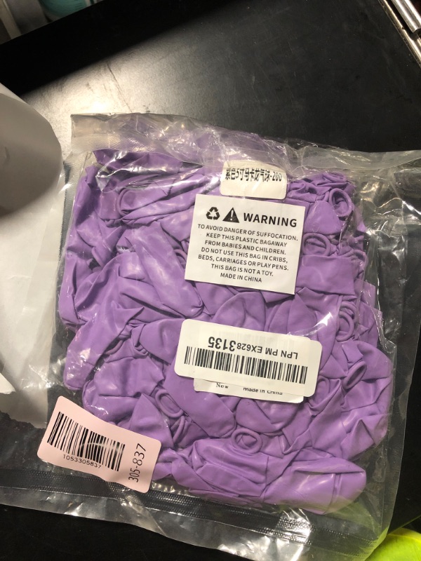 Photo 1 of BEISHIDA 200Pcs Light Purple Balloons 5 Inch Mini Thicken Macaron Lavender Purple Latex Balloon for Birthday Wedding Bridal Shower Anniversary Party Decorations Supplies