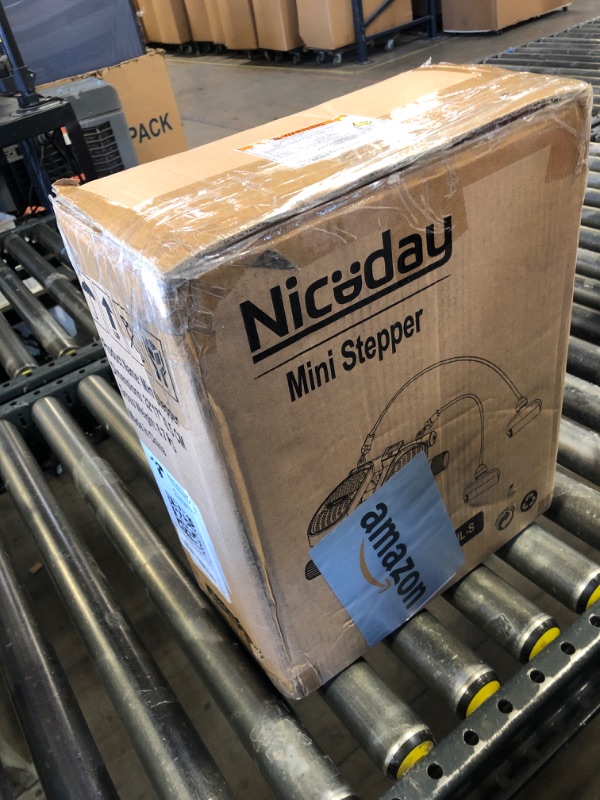 Photo 1 of Niceday Steppers for Exercise, Mini Stair Stepper with Resistance Bands at Home Workout Equipment with 300LBS Loading Capacity, Hydraulic Fitness Stepper with LCD Monitor