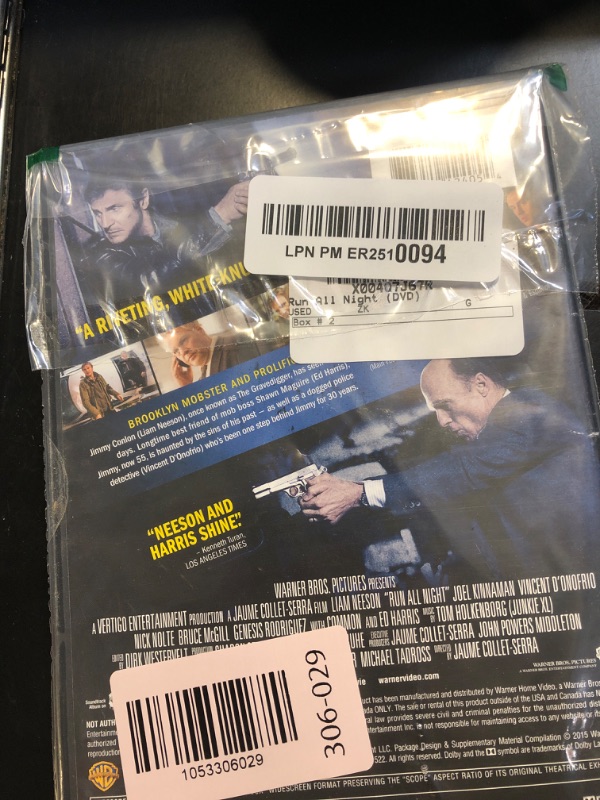 Photo 1 of Run All Night (DVD)