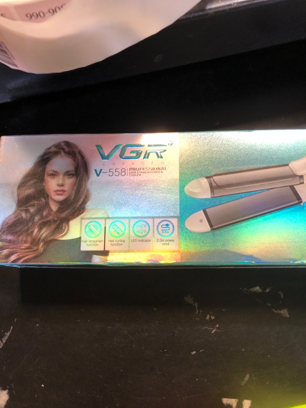 Photo 1 of VGR Dual Voltage(100~250V) Travel Curling Iron with European Plug Adapter for International Travel, Europe Travel Essentials for Women, European Travel Must Haves