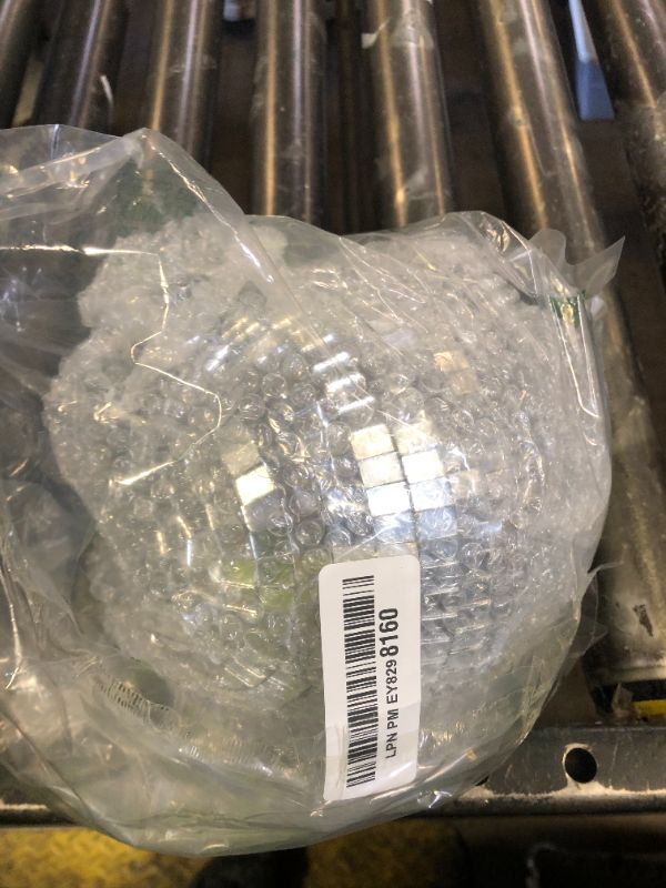 Photo 1 of Boshen 6" Disco Mirror Ball with Hanging Ring Silver Party Disco Ball Light for Party Xmas DJ Stage Lighting Effect