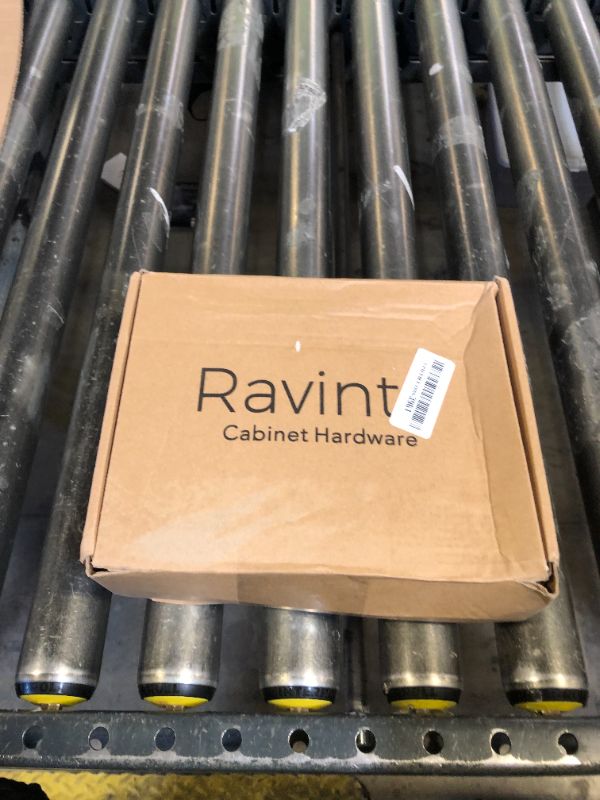 Photo 1 of Ravinte 30 Pack 4 inch Hole Center Gold Cabinet Handles Kitchen Cabinet Handles Brushed Brass Cabinet Pulls 6-3/8" Overall Length