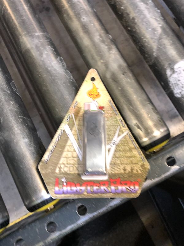 Photo 1 of LighterBro Steel Icon - Stainless Steel Sleeve to Transform Your Pocket Lighter - Lighter Case with Poker, Super Sharp Knife & Scissors, Bottle Opener, Screwdrivers, & Keychain Holder