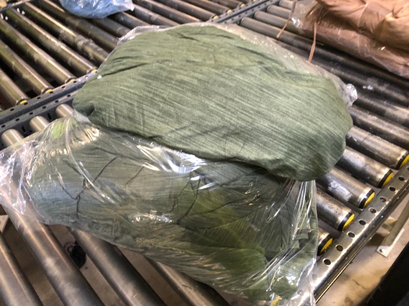 Photo 1 of Bedsure California King Comforter Set - Dark Green Soft Bedding for All Seasons, Cationic Dyed Bed Set, 3 Pieces, 1 California King Size Comforter (104"x96") and 2 Pillow Shams (20"x36"+2")