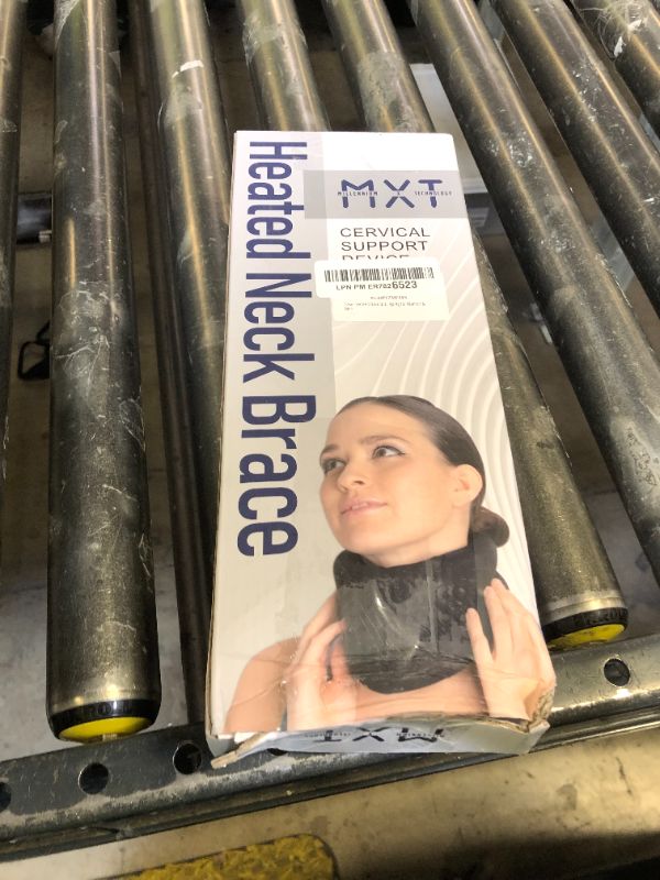 Photo 1 of Heated Neck Braces for Neck Pain and Support, Adjustable Soft Cervical Collar Promote Proper Posture & Spinal Alignment at Work, During Trip, and While Sleeping for Women & Men