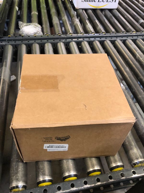 Photo 1 of Menkxi 4 Pcs Storage Bins with Lids Plastic Containers Stackable Storage Box Baskets for Organizing Shelves(Beige, Small)