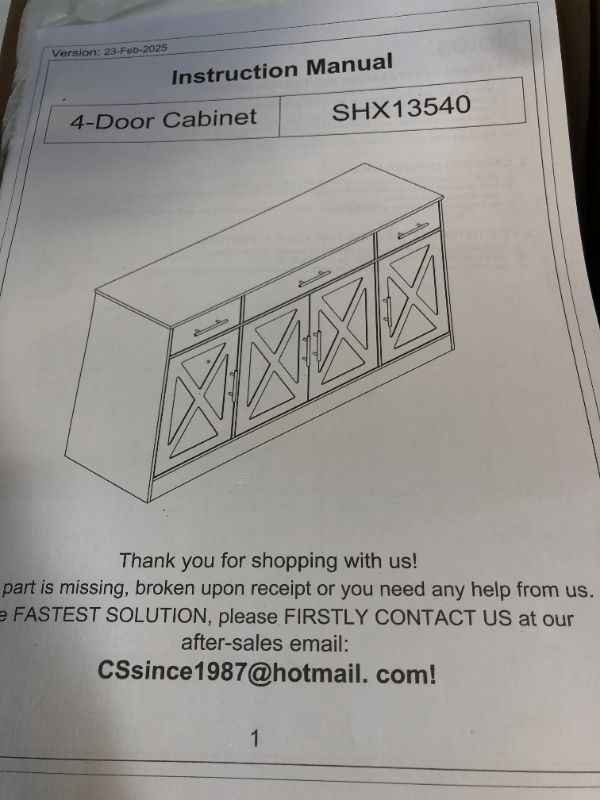 Photo 1 of 4  DOOR CABINET