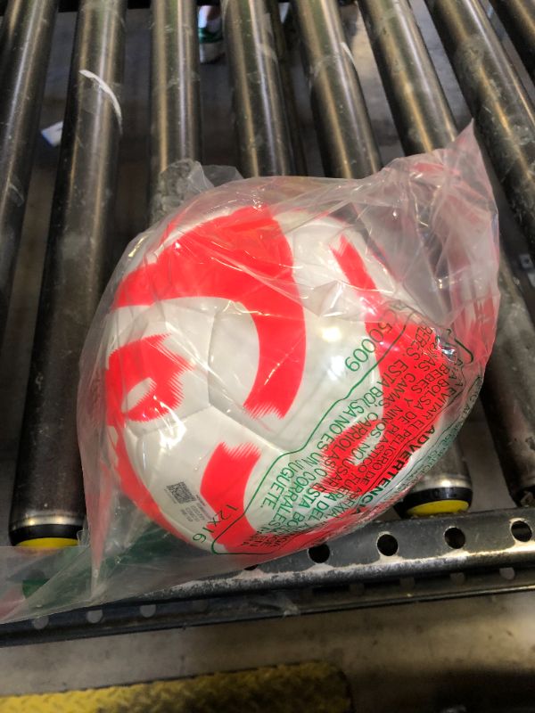 Photo 1 of adidas Unisex-Adult Tiro Club Sala Soccer Ball, White/Solar Red, 3