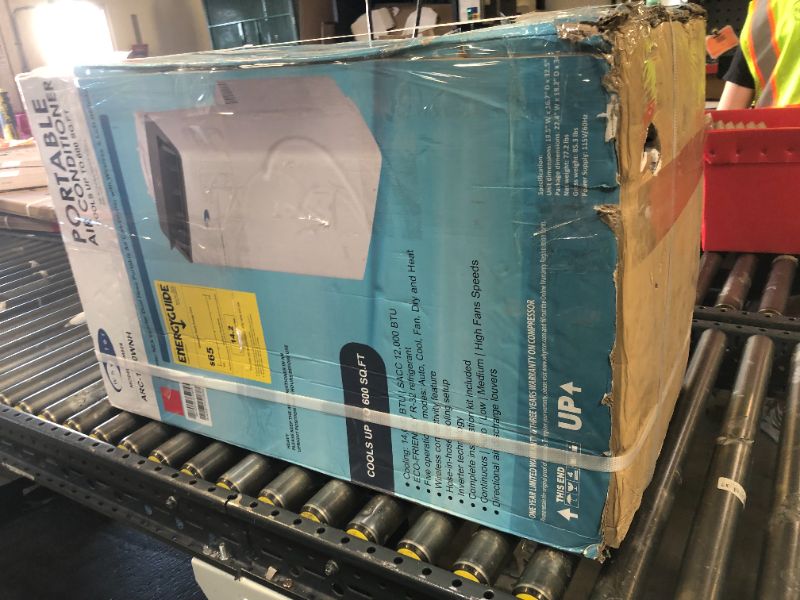 Photo 1 of Whynter Inverter Portable Air Conditioner 14,000 BTU Heater with Dual Hose, Dehumidifier, Cooling Fan & Smart Wi-Fi for 600 Sq Ft Rooms, NEX ARC-1230WNH (12,000 SACC), White