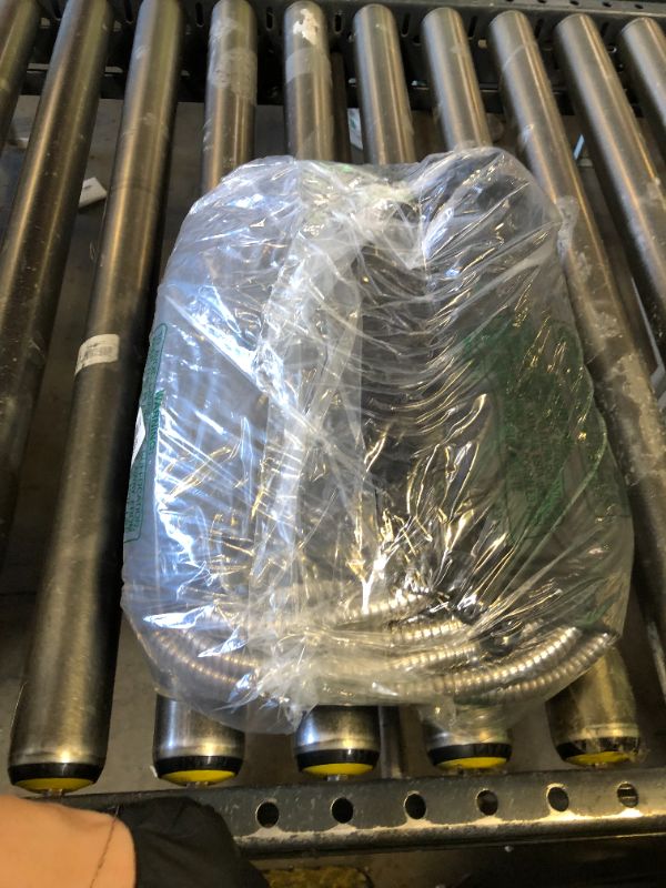 Photo 1 of 75Ft Metal Garden Hose durable stainless steel Water Hose, flexible, lightweight hose is resistant to kinks and tangles.With 10-way nozzle, strong 3/4” metal fittings, and a Stop Valve.