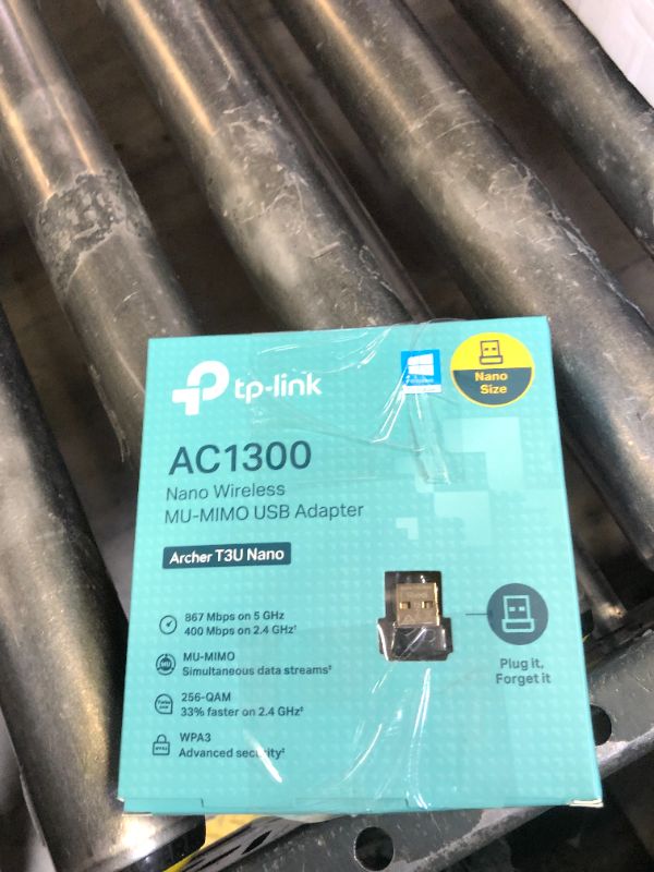 Photo 1 of TP-Link Nano USB WiFi Adapter for PC(Archer T3U Nano)-AC1300 2.4G/5G Dual-Band Wireless Network Transceiver Adapter for Desktop PC, Travel Size, Supports Windows 11,10, 8.1, 8, 7 / up to Mac OS 10.15
