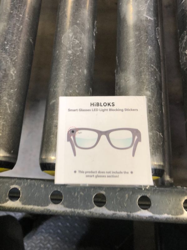 Photo 1 of HiBloks LED Light Blocking Stickers Compatible with Ray-Ban Meta Wayfarer/Skyler/Headliner/Oakley Meta HSTN Accessories, Blackout LED Covers for Smart Glasses, Low-Tack Restickable Sticker (12Pcs)
