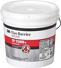 Photo 1 of 3M Fire Barrier Sealant CP 25WB+ - for Commercial, Industrial and Residential Applications - 2 Gallon Drum (Pail) - Red