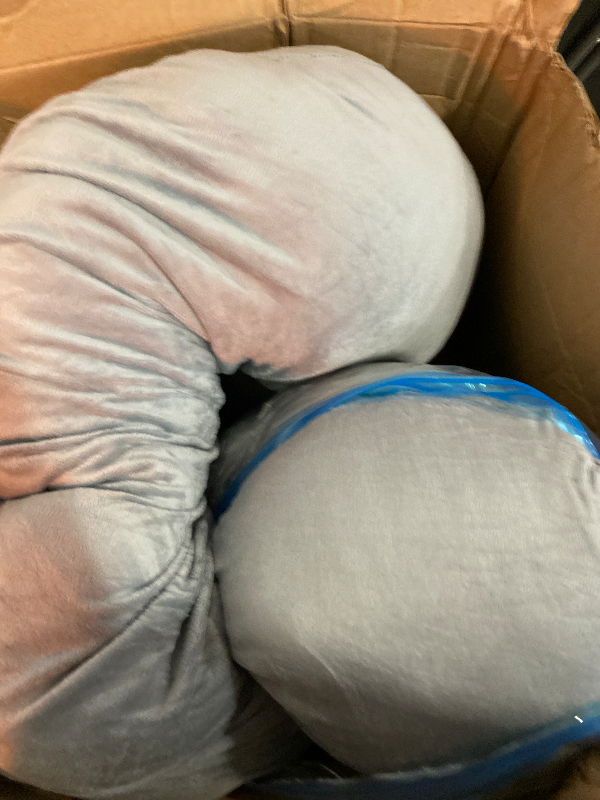 Photo 1 of MOON PARK Pregnancy Pillows for Sleeping - U Shaped Full Body Maternity Pillow with Removable Cover - Support for Back, Legs, Belly, HIPS - 57 Inch Pregnancy Pillow for Women - Grey