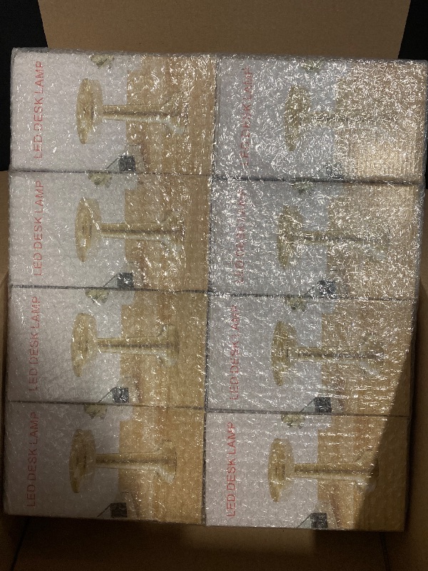 Photo 1 of 8 Pcs 8 Pcs Cordless Table Lamps LED Portable Rechargeable Table Lamp with Touch Sensor 3 Color Dimming up to 15 Hours Battery Desk Light for Restaurant Nursery Living Room (Silver)