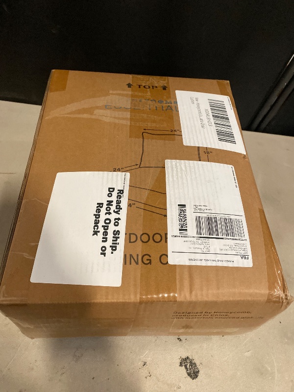 Photo 1 of Honeycomb Outdoor Essentials Deep Seat, 24 x 24, Hampton Texture Hunter Chair Cushion for Patio Furniture