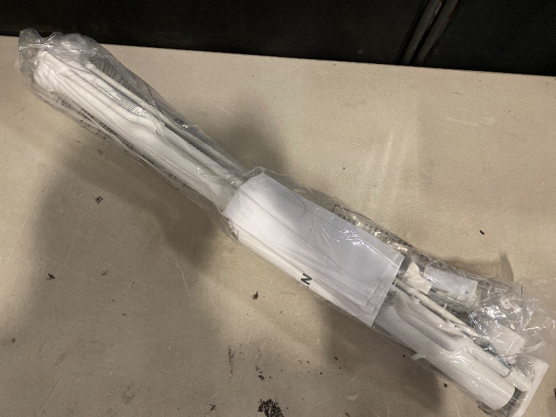 Photo 1 of Retractable Safety Baby Gate or Mesh Dog Gate,Durable Portable Mesh Retractable Gate,Easy to Use for Stairs, Doorways, Hallways, Indoor, Outdoor, 33.5" Tall, Extends to 55" Wide,White