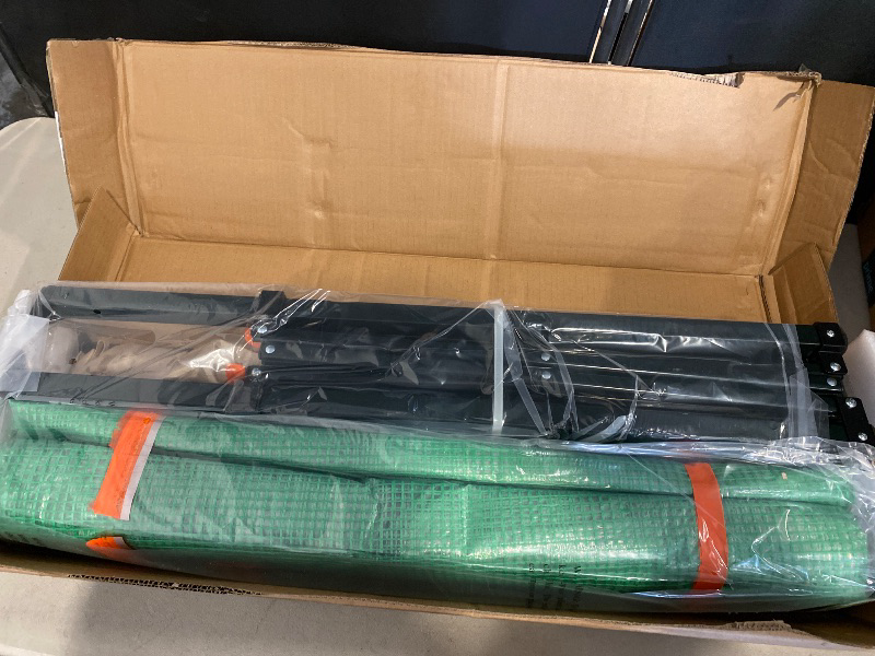 Photo 1 of EAGLE PEAK Instant Pop-up Greenhouse, Indoor Outdoor Plant Gardening Green House, Roll-Up Zipper Doors and Side Windows, Walk in 6x4 ft, PE Cover, Green/Clear