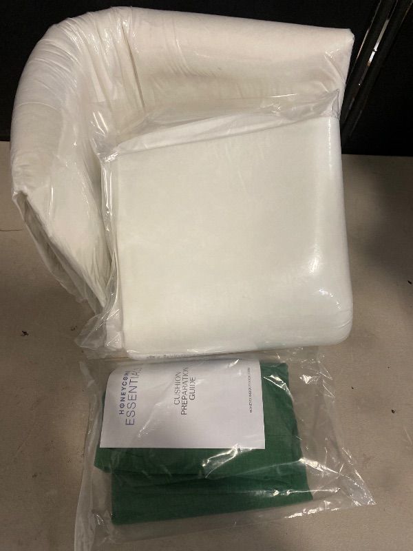 Photo 1 of Honeycomb Outdoor Essentials Deep Seat, 24 x 24, Hampton Texture Hunter Chair Cushion for Patio Furniture