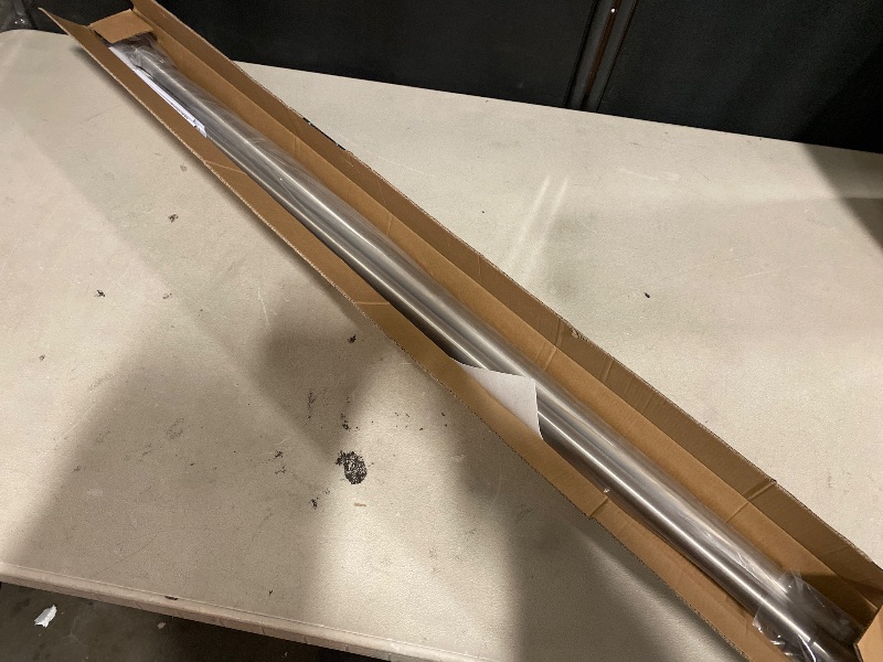 Photo 1 of Heavy Duty Shower Rod, Adjustable Shower Curtain Rod, Expandable 47-84 Inch, Permanent Mount Shower Rod, Never Rust Stainless Steel For Window Curtain and Closet, Brushed Nickel