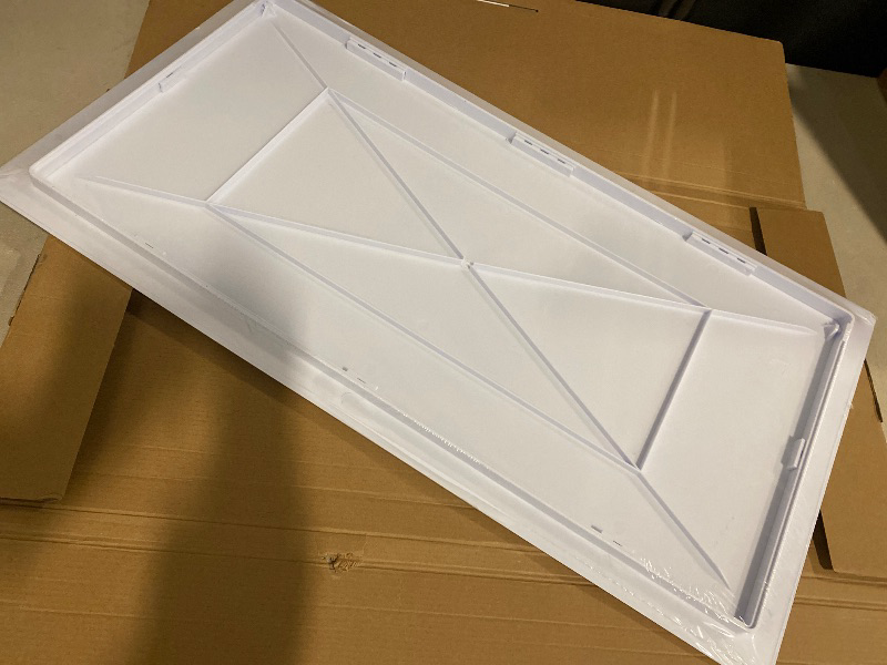 Photo 1 of Donext Access Plumbing Panel for Drywall Ceiling, 14x29 in Plastic Access Door, Wall Hole Cover Plate for Plumbing & Electrical & Wiring, White