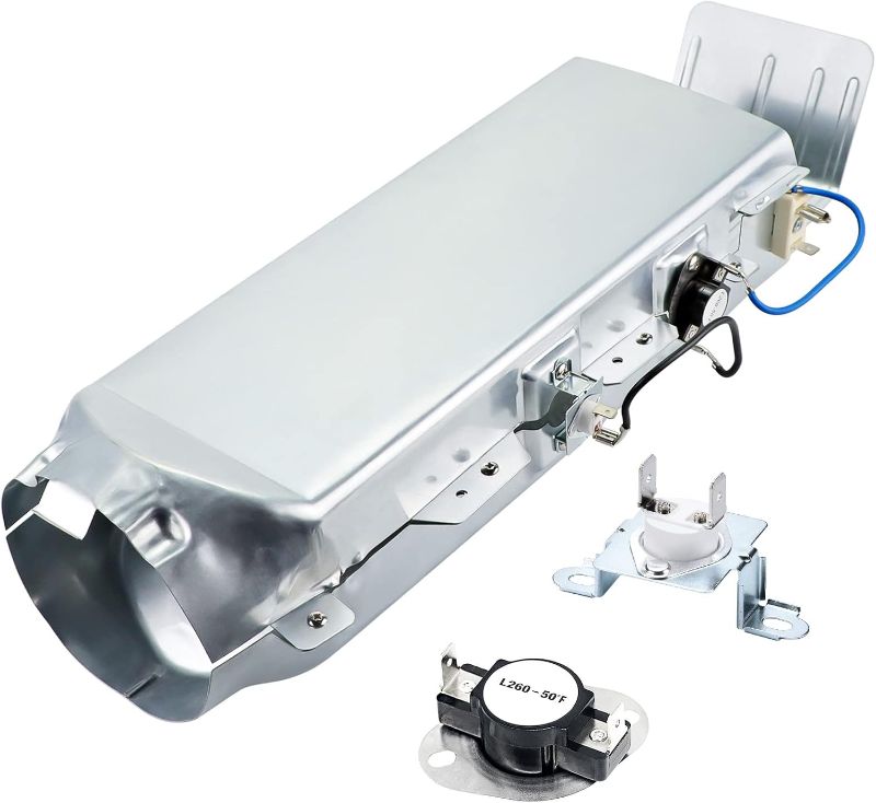 Photo 1 of DC97-14486A Heating Element Assembly Dryer Replacement Part for Samsung & Kenmore Replaces DC97-14486D DC9714486A AP4342351 DC97-08891A PS2432265 (with DC96-00887A & DC47-00018A) by AMI PARTS