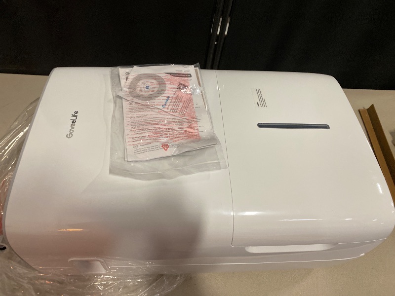 Photo 1 of GoveeLife Dehumidifier for Home 4,500 Sq.Ft, 50 to 137 Pint Smart Auto Humidity Control, Drain Hose, 2.0Gal Bucket, Compressor Dehumidifiers for Basement with Auto Shut Off, Bathroom, Bedroom, Garage