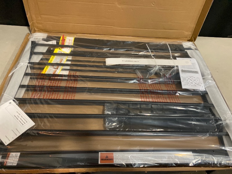 Photo 1 of Cumbor 36" Extra Tall Baby Gate for Stairs, 29.7-54.2" Extra Wide Dog Gate for Doorways Hallways, Pressure Mounted Child Gate for Wide Opening, Auto Close Personal Safety for Babies and Pets, Black