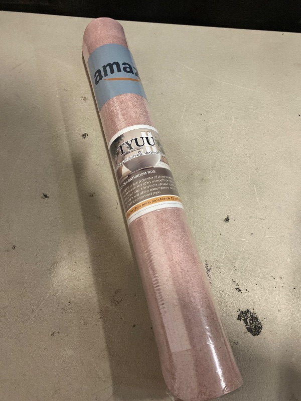 Photo 1 of Bathroom Runner Rug, Long Bath Mat Washable Thin Quick Dry Low Pile Bathroom Runner Rugs 24 x 60 Non Slip, Pink 24"x60"