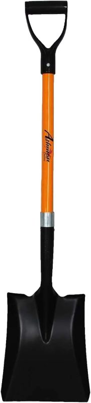 Photo 1 of Ashman Heavy-Duty Transfer Shovel (1-Pack) with 41-Inch long Durable Handle and Blade- Ideal for Construction, Landscaping, Gardening, and Snow Removal- Durable, Rust-Resistant, and Multipurpose Scoop