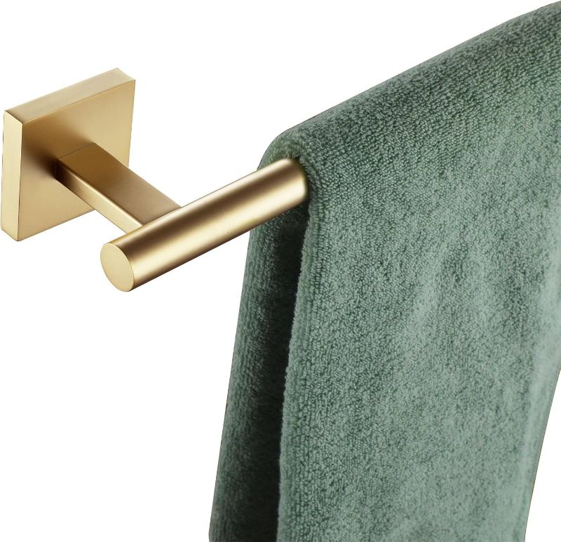 Photo 1 of Bathroom Towel Bar Bath Towel Holders for Toilet Kitchen Cabinet Wall Mount 24 Inch Brushed Gold Stainless Steel B4005BG-L24