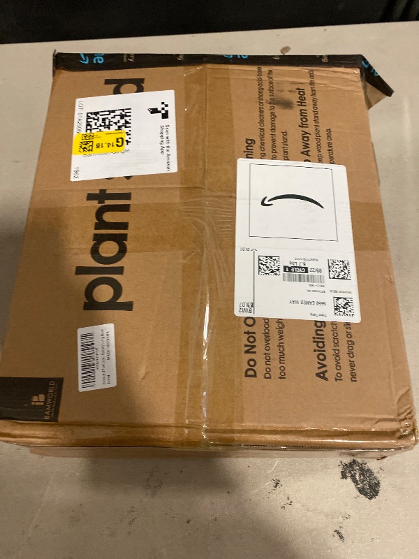 Photo 1 of Bamworld Plant Stand Indoor Plant Shelf Outdoor Wood Plant Rack for Multiple Plants 3 Tiers Ladder Plant Holder for Living Room Patio Boho Home Decor for Gardening