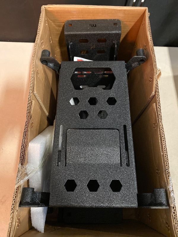 Photo 1 of Door Storage System Hangers Rack Bracket Compatible with 2007-2025 Jeep Gladiator JT & Wrangler JK JKU JL JLU Unlimited 4 Doors , Wall Mounted Removable Doors Holder (Front & Rear Doors, Black)