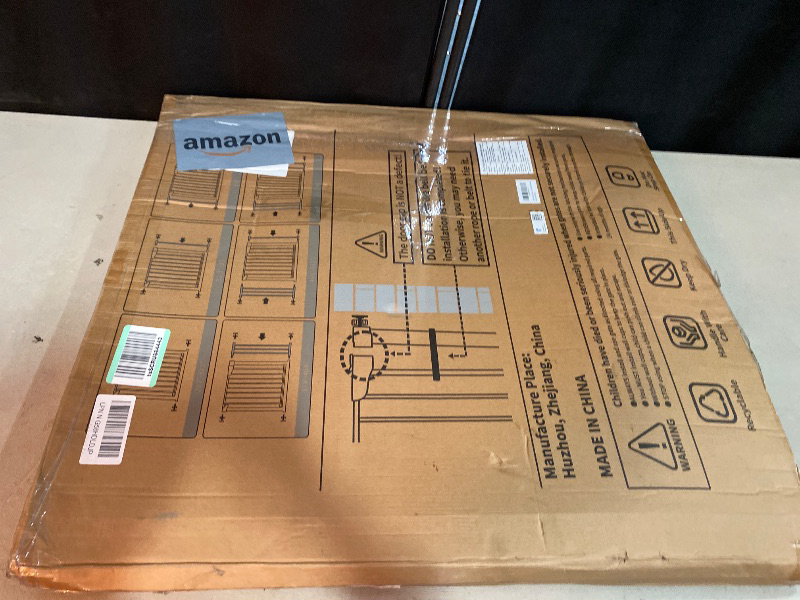 Photo 1 of Cumbor 29.7-46" Baby Gate for Stairs, Toddler Safety Essentials for The House, Auto Close Dog Gate for Doorways, Mom's Choice Awards Winner-Easy Install Pressure Mounted Pet Gates for Dogs, White