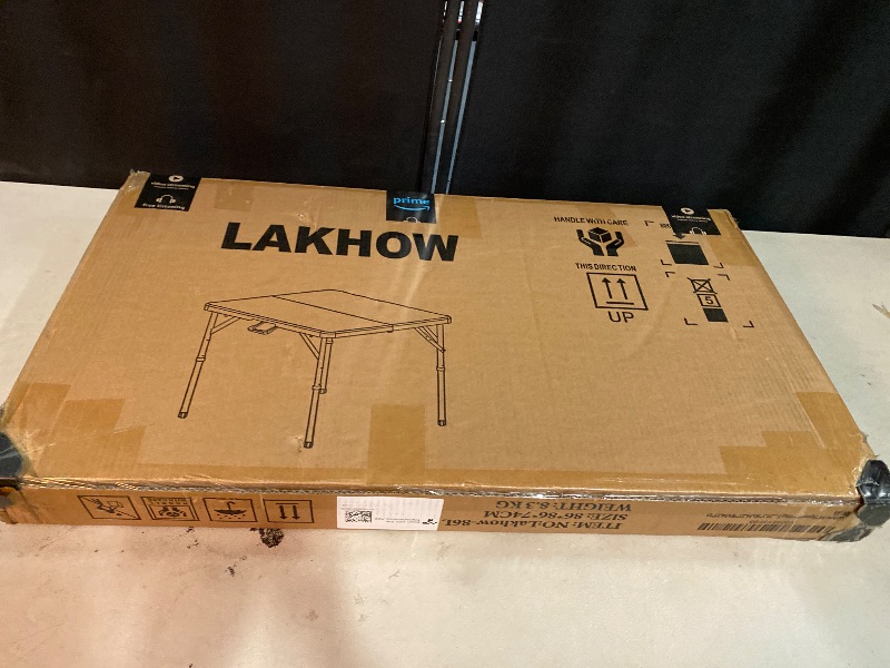 Photo 1 of 34" Square Folding Table with Resin Top, Plastic Folding Card Table with Collapsible Legs for Adults Indoor Outdoor Use, White