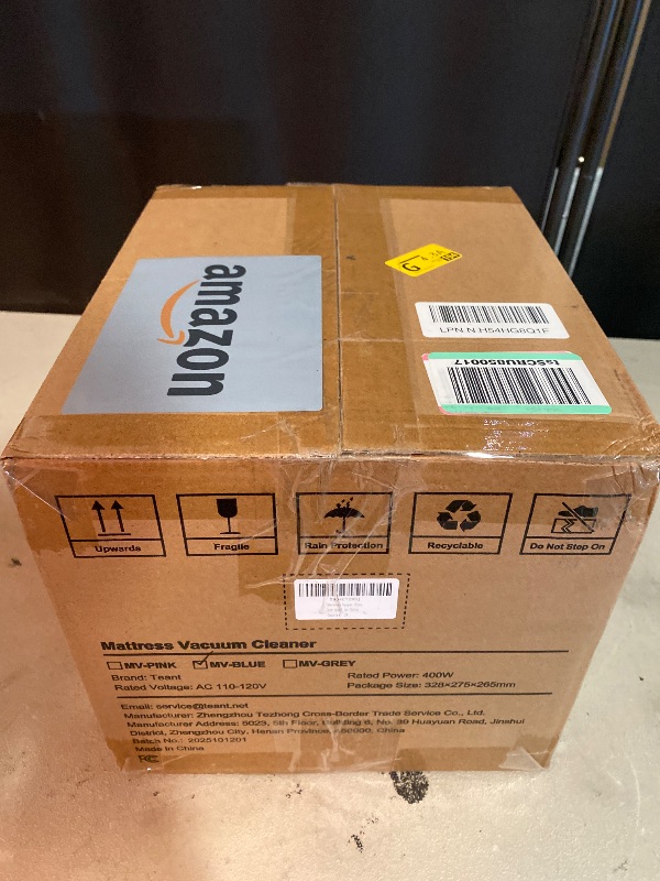 Photo 1 of Mattress Vacuum Bed Vacuum Cleaner with 253.7nm UV-C Light, Hyper Helix Motor with 16kPa Strong Suction & 33000 RPM/Min Tapping, HEPA Filter, 149 Heat & Ultrasonic & Anion for Bed and Pet