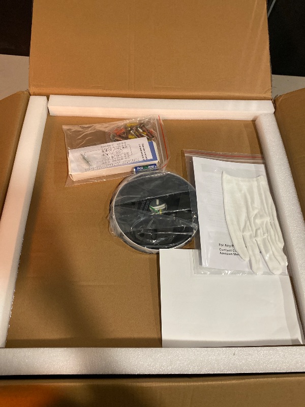 Photo 1 of 20'' Ceiling Fan with Light, Upgraded Low Profile Fan, Flush Mount Ceiling Fan, 6 Speeds, Dimmable LED, App & Remote Control, Quiet DC Motor, for Bedroom, Living Room, F109 White