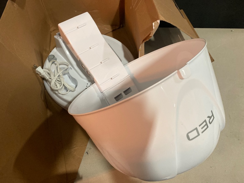 Photo 1 of Red by Kiss 3000 Ceramic Tourmaline Professional Hood Dryer, 4 Heat Settings Blow Dryer for Home & Salon, Height Adjustable Convenient Big Hood Size Extra Coverage (1875 Wattage)