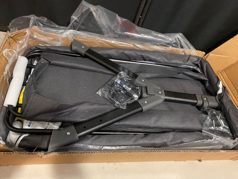 Photo 1 of Baby Bassinet, Bedside Bassinet for Baby, 3 in 1 Bassinet Bedside Sleeper with Wheels, Mosquito Net, Adjustable Easy Folding Portable Bed for Infant Newborn (Dark Grey)