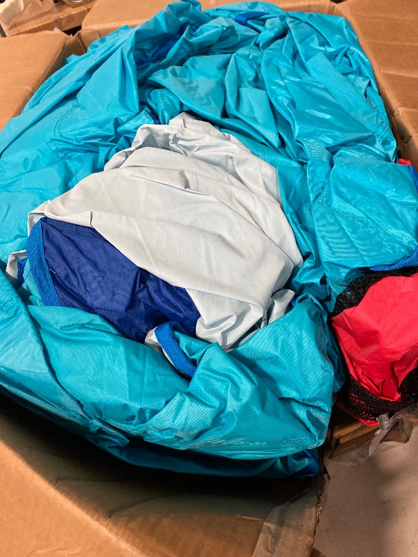 Photo 1 of Action Air Bounce House - Inflatable Bouncing House with Blower for Indoor & Outdoor - Jump Bouncy Castle with Slide - Big Bouncy Area, Love for Kids