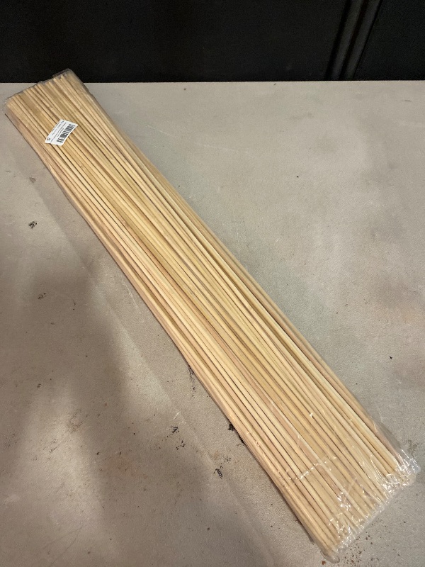 Photo 1 of 150PCS Marshmallow Roasting Sticks,30 Inch Marshmallow Sticks for Fire Pit 5mm Thick Bamboo Skewers for Smores Roaster Barbecue Grilling Campfire Kebab