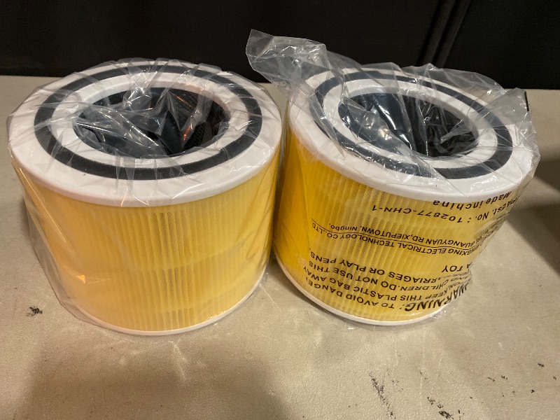 Photo 1 of 2Pcs Ouheal Replacement Pet Care Filter for Core 300 Air Purifier LEVOIT Core300-P Core 300S Core300S-P High-Efficiency 3-in-1 H13 True HEPA Filter Activated Carbon 360 Degrees (Yellow)