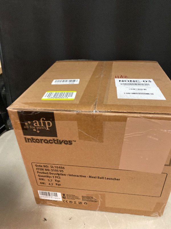 Photo 1 of ALL FOR PAWS Automatic Dog Ball Launcher for Medium to Large Dogs, Interactive Tennis Ball Thrower, Rechargeable Dog Toy Mental Stimulation Training Game for Energetic Dogs