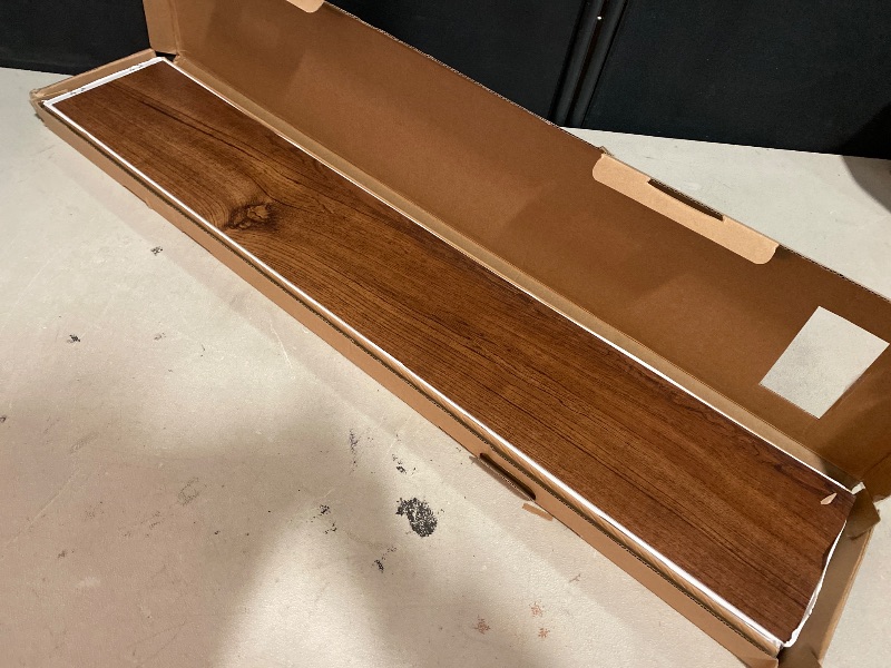 Photo 1 of Decotalk Peel and Stick Wood Flooring Vinyl Wood Flooring 6x36 Inch Woods Flooring Planks 18-Pack Laminate Woods Floor for Bathroom Bedroom Rv Waterproof Floor Tiles