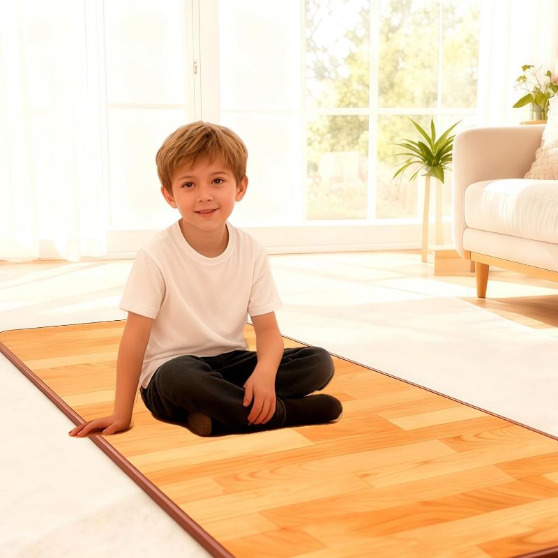 Photo 1 of Heated Floor Mats, Heated Floor Carpet, Electric Heated Rug with Adjustable Temperature 12 Hour Timer, Radiant Floor Heater, for Yoga/Indoor/Under Desk (20x39 Inch/50x100 cm)