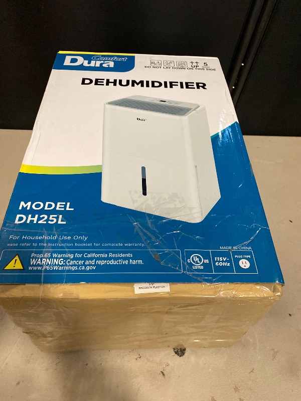 Photo 1 of DuraComfort Dehumidifier for Basement up to 2,500 Sq Ft, 2025 Energy Star, Max to 35 Pints/Day Quiet Dehumidifier with Drain Hose, Smart Humidistat & Timer for Home, Bedroom & Bathroom