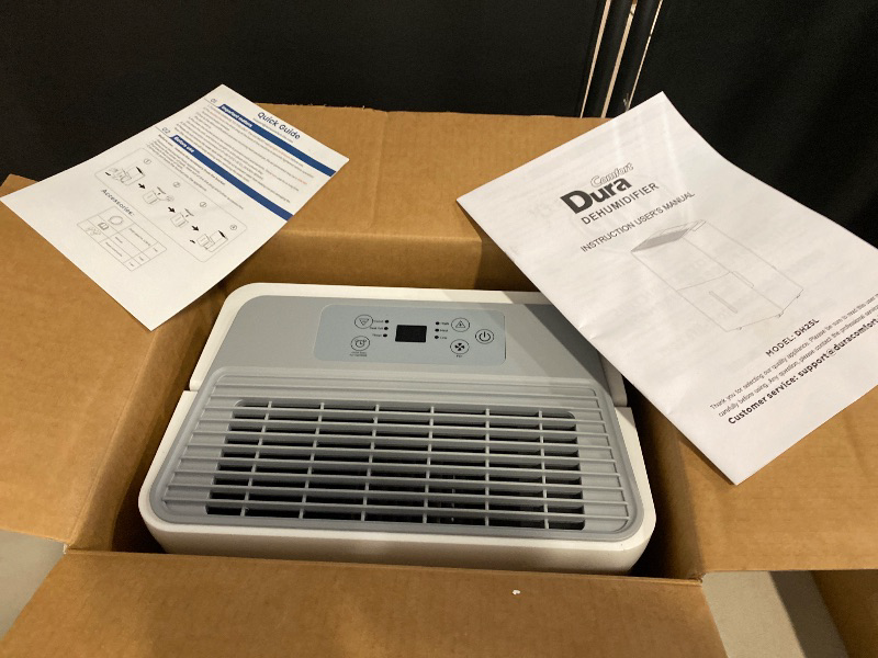 Photo 1 of DuraComfort Dehumidifier for Basement up to 2,500 Sq Ft, 2025 Energy Star, Max to 35 Pints/Day Quiet Dehumidifier with Drain Hose, Smart Humidistat & Timer for Home, Bedroom & Bathroom