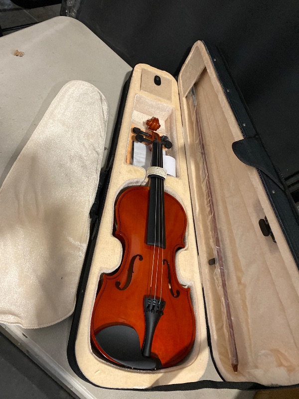 Photo 1 of CVA-400 14-Inch Full Solid Wood Viola Handcrafted 4/4 Size, Professional Grade Student Instrument For Teens & Adults With Bow/Rosin/Case