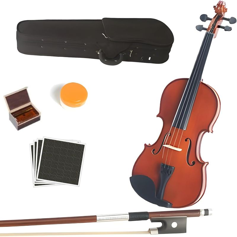 Photo 1 of CVA-400 14-Inch Full Solid Wood Viola Handcrafted 4/4 Size, Professional Grade Student Instrument For Teens & Adults With Bow/Rosin/Case